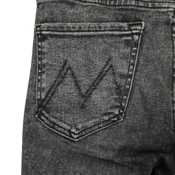 Revolve Mother The Insider Crop Step Fray in Train Stops - Picture 4 of 11